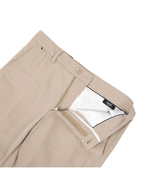 Boss Natural Belt Loop Casual Pants for men