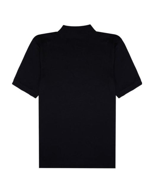 Polo Ralph Lauren Black Logo-Embroidered Polo Shirt for men