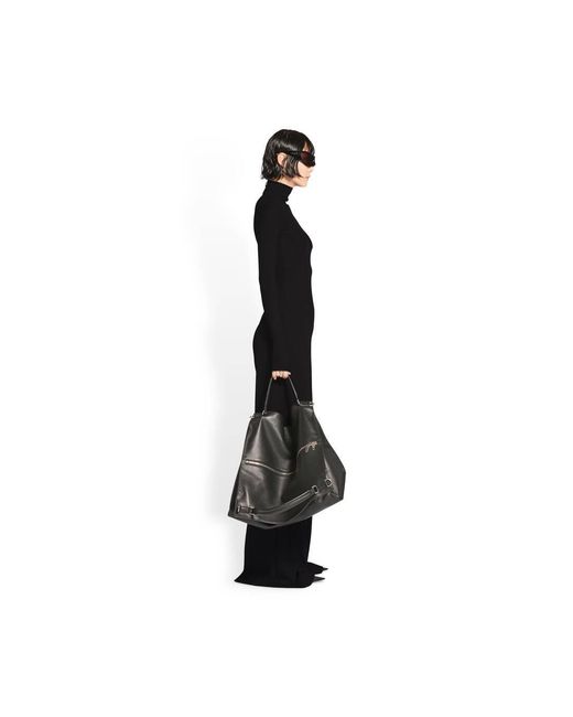 Balenciaga Black Tuta A Lupetto Da Donna