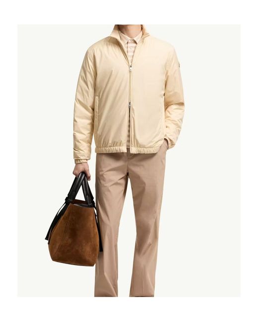 Moncler Natural Berre Short Down Jacket for men