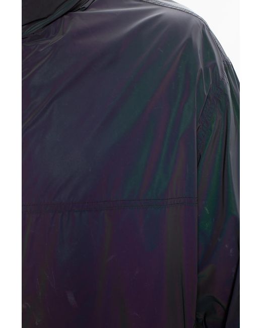 McQ Alexander McQueen Blue High-Neck Zipped Jacket for men