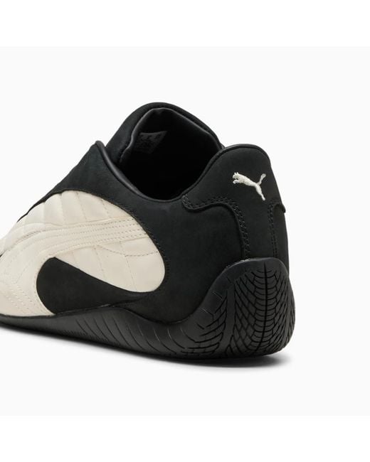 PUMA Black Logo-Embroidered Sneakers for men