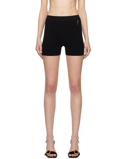 Jacquemus Black Pralu Shorts