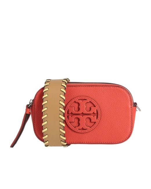 Tory Burch Red Shoulder Camera Bag