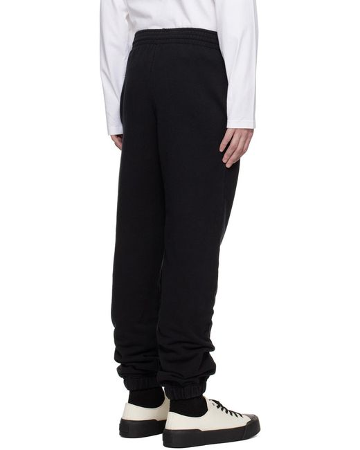 Martine Rose Black Logo Printed Pocketed Track Pants