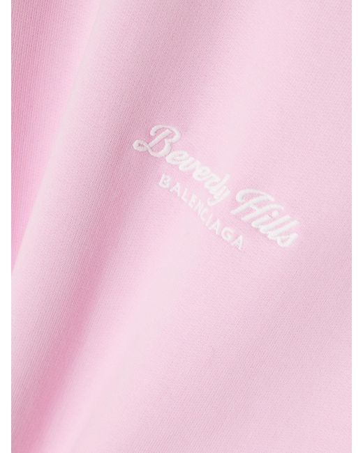Balenciaga Pink Beverly Hills Oversized Hoodie