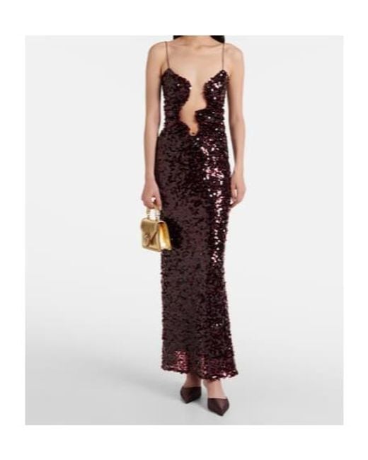Christopher Esber Purple Sleeveless Dress