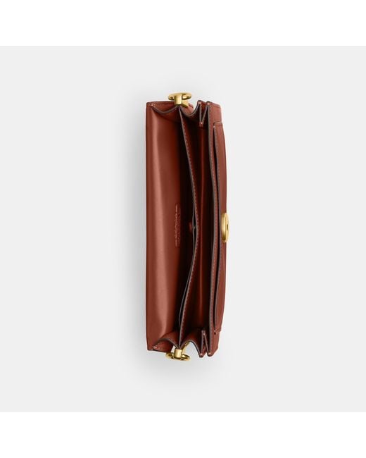 COACH Brown Simple Single-Shoulder Bag