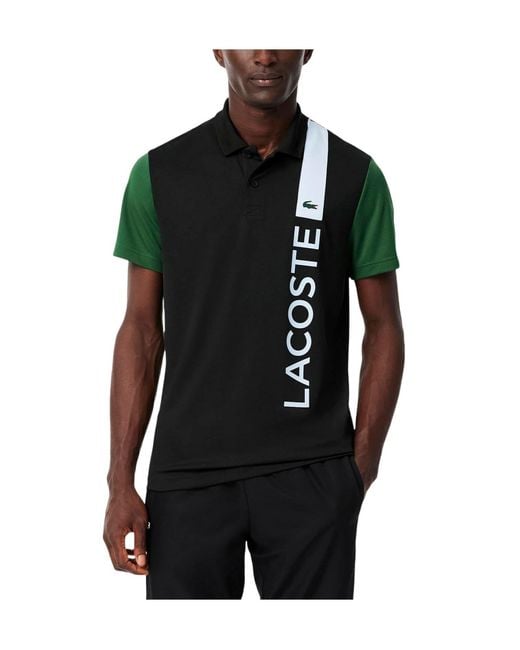 Lacoste Green Colorblock Shortsleeve Polo Shirt for men