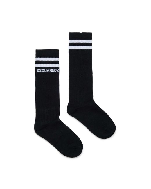 DSquared² Black Socks With Logo
