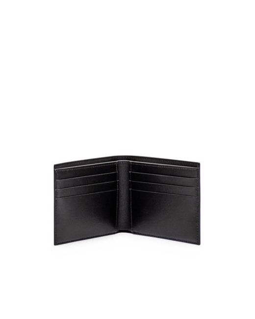 Off-White c/o Virgil Abloh Black Logo Printed Bi-Fold Wallet for men