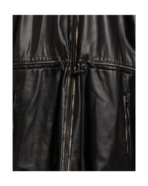 DIESEL Black Full-Length Jacket