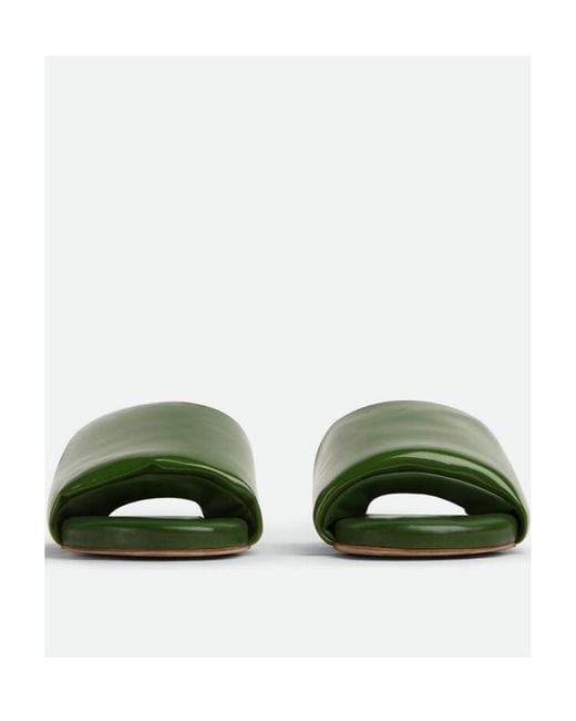 Bottega Veneta Green Slip-On Slides for men