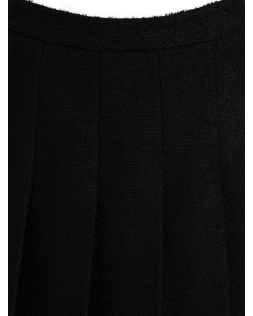 Céline Black Pleated Skirt