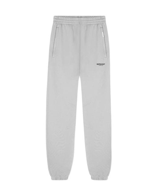 Represent Brown Elastic Waist Sweatpants for men