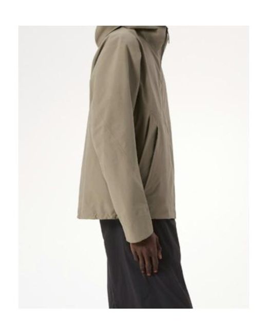 Veilance Brown Arris Hooded Jacket for men