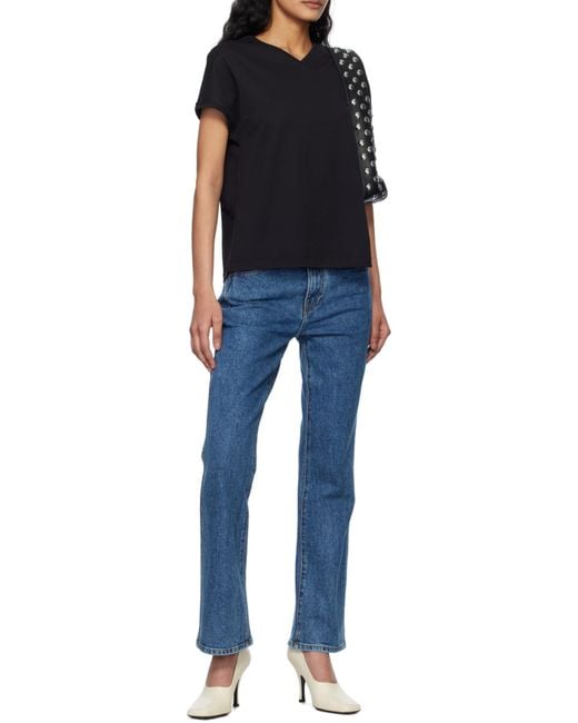 Khaite Black Devra Top
