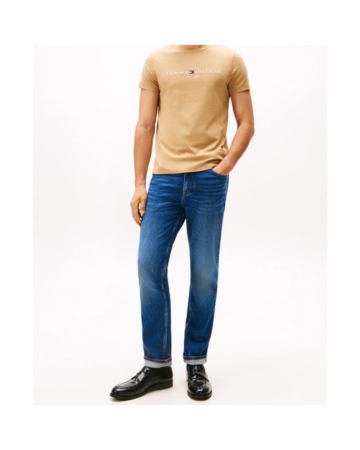 Tommy Hilfiger Natural Logo Short Sleeve T-Shirt for men