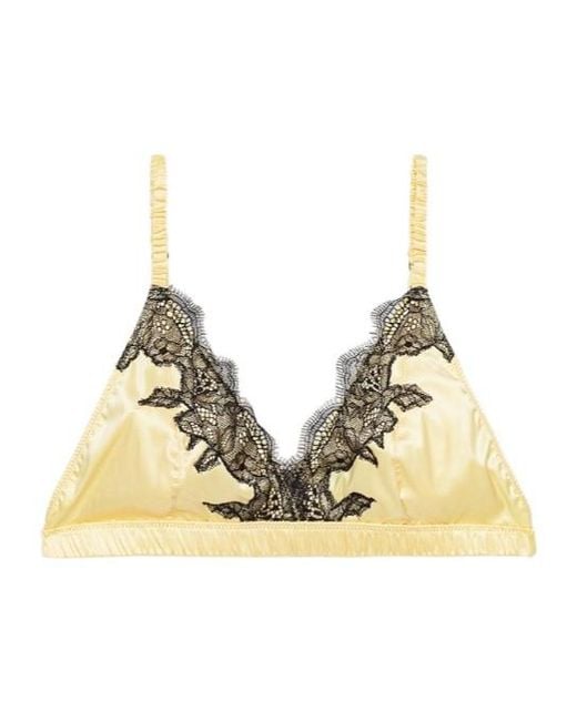ROTATE BIRGER CHRISTENSEN Natural Lace Trim Bralette