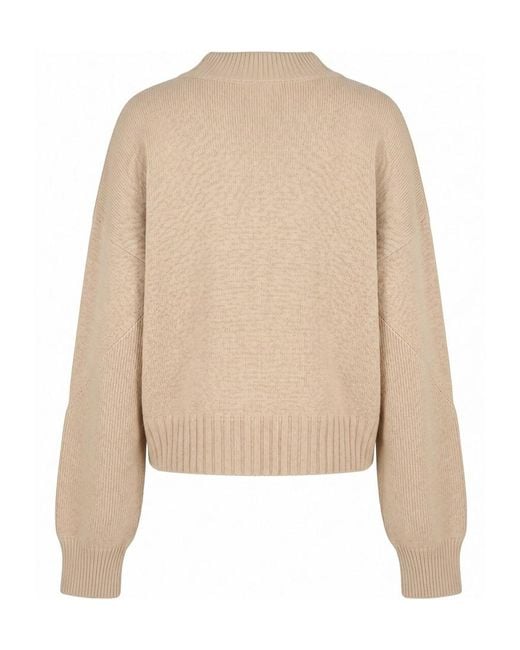 Malo Natural Ribbed Cashmere Sweater