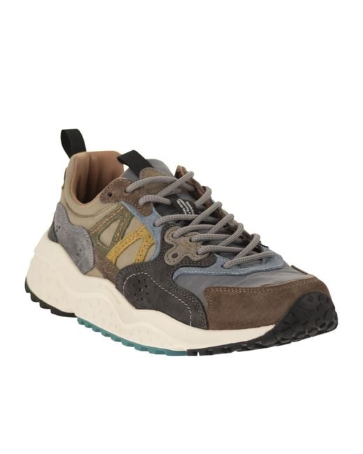 Flower Mountain Gray Solin Sneakers for men