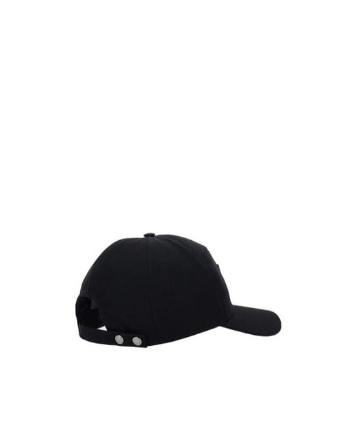 Dolce & Gabbana Black Logo Patch Baseball Cap for men
