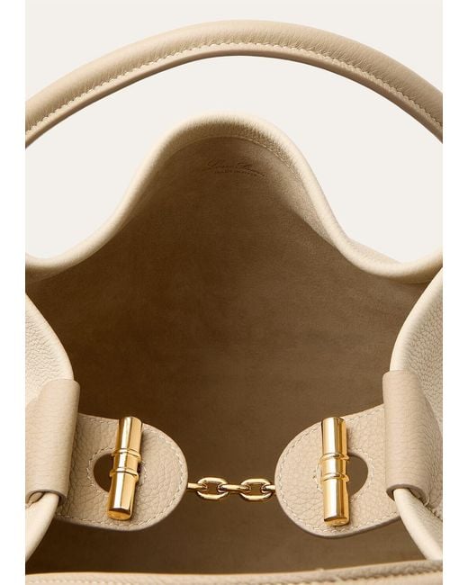 Loro Piana Natural Bale Large Shoulder Bag