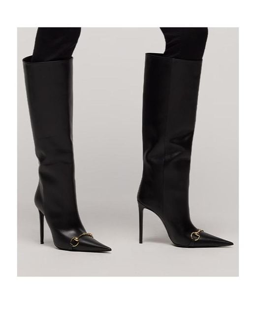 Gucci Black Donna Slip-On Boot