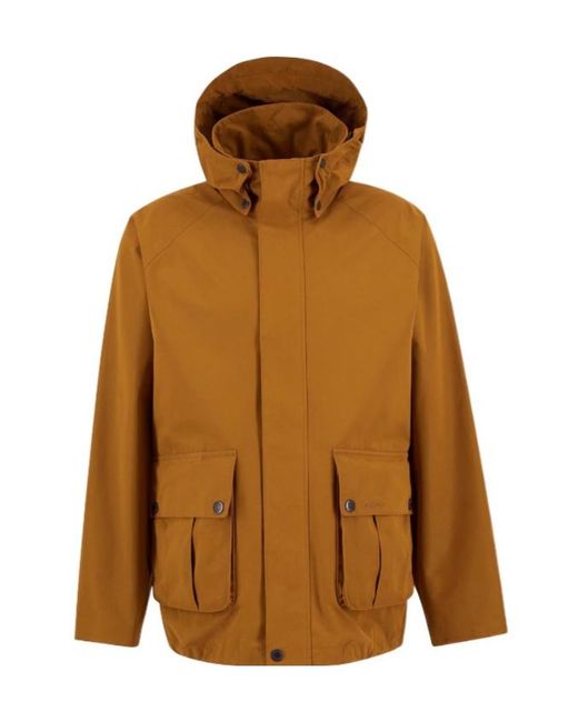 Barbour Brown Re-Engineered Wading Spey Showerproof Jacket for men