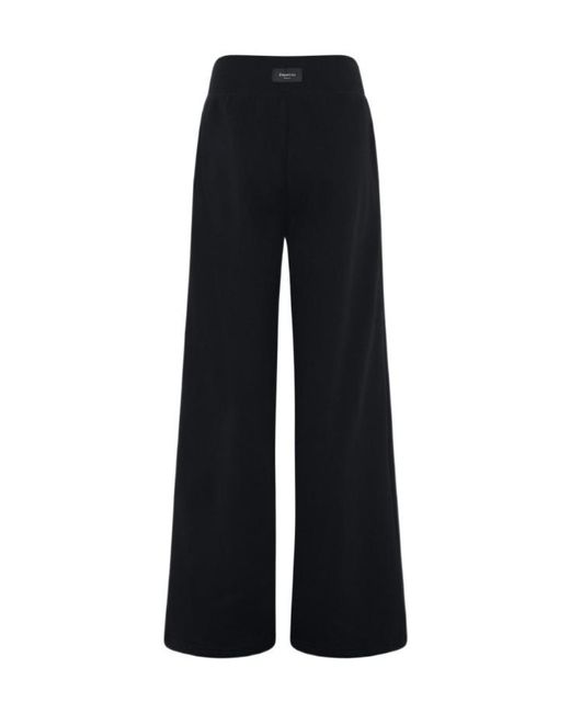 Repetto Black High-Waist Wide-Leg Track Pants