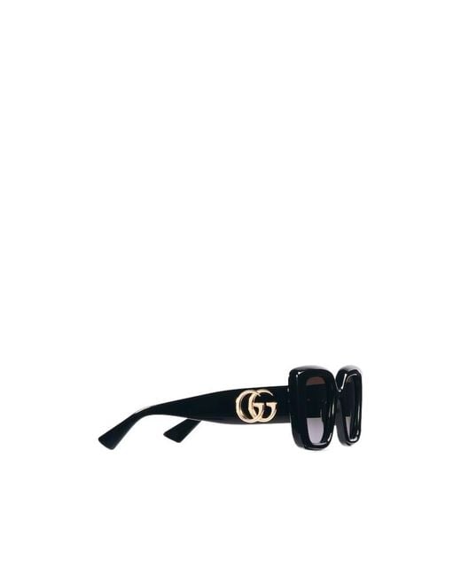 Gucci Black Butterfly Frame Sunglasses