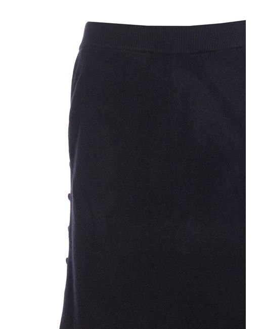 Lisa Yang Blue Double-Layered Pants