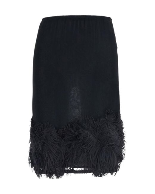 Semicouture Black Semi Couture Camilla Ramage Lace Skirt