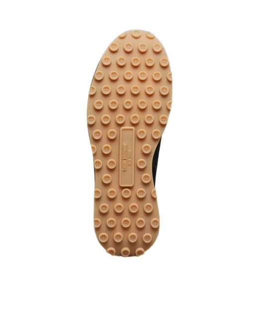 Thom Browne Black Lace-Up Sneakers for men