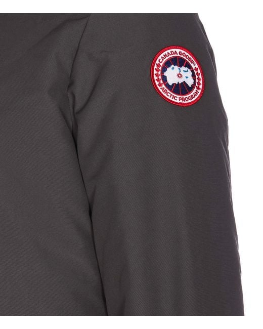 Canada Goose Gray Chateau Buttoned Hooded Parka for men