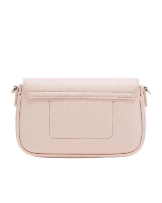 Emporio Armani Pink Logo Strap Shoulder Bag
