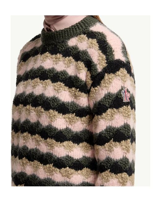 Moncler Multicolor Grenoble Striped Crewnek Jumper