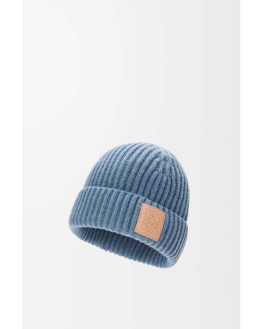 Loewe Blue Beanie for men