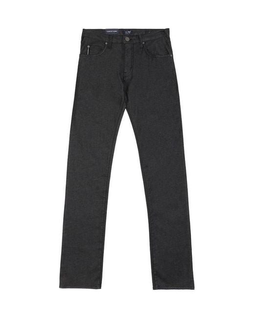 Armani Jeans Gray Logo Jeans for men