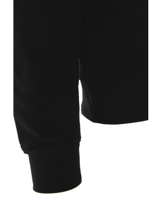 Moschino Black Logo Print Crew Neck Sweatshirt for men