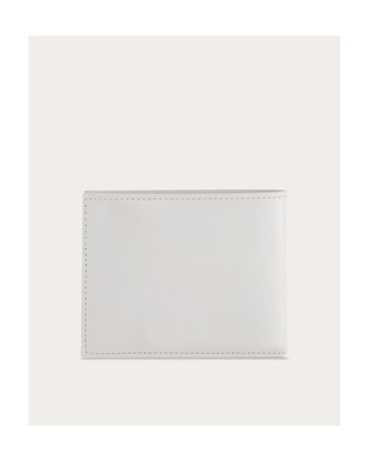 Ferragamo White Logo Wallet for men