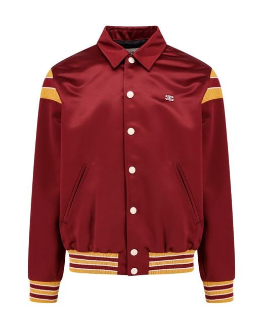 Céline Red Triomphe Teddy Jacket for men