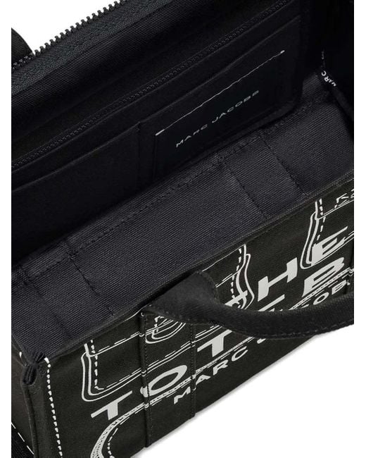 Marc Jacobs Black The Trompe L'Oeil Medium Tote Bag