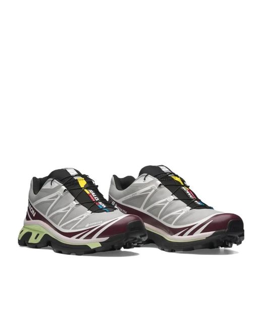 Salomon Lab Gray Salomon Xt-6 Gore-Tex Running Shoes for men
