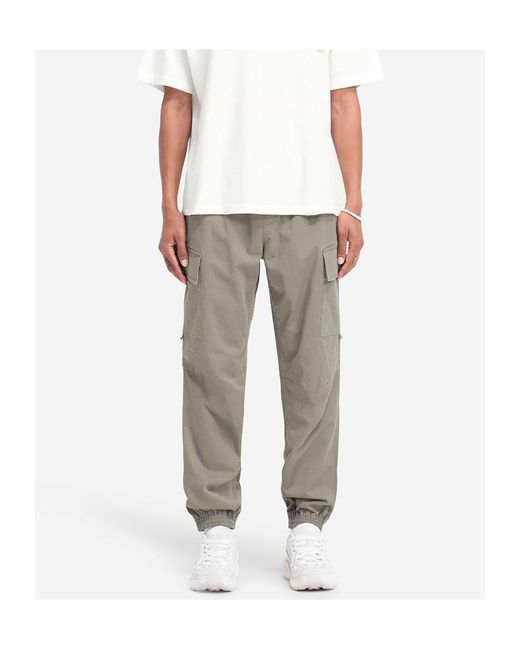 Represent Gray Elastic-Waist Cargo Pants for men