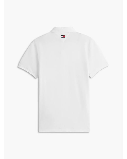 Tommy Hilfiger White Short-Sleeved Polo Shirt for men