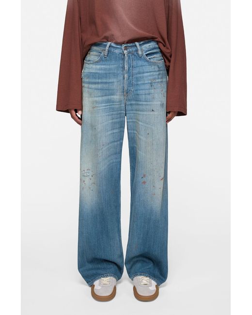 Acne Blue 1981 Loose Fit Jeans for men