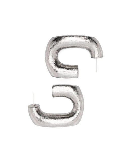 Monies White 'Anora' Earrings