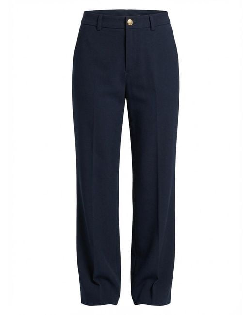 Gucci Blue Logo Embroidery Pants