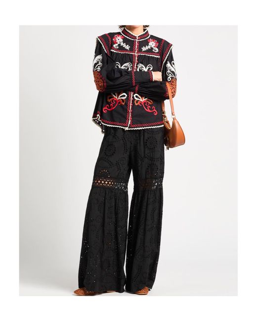 Farm Rio Red Long-Sleeved Shirt